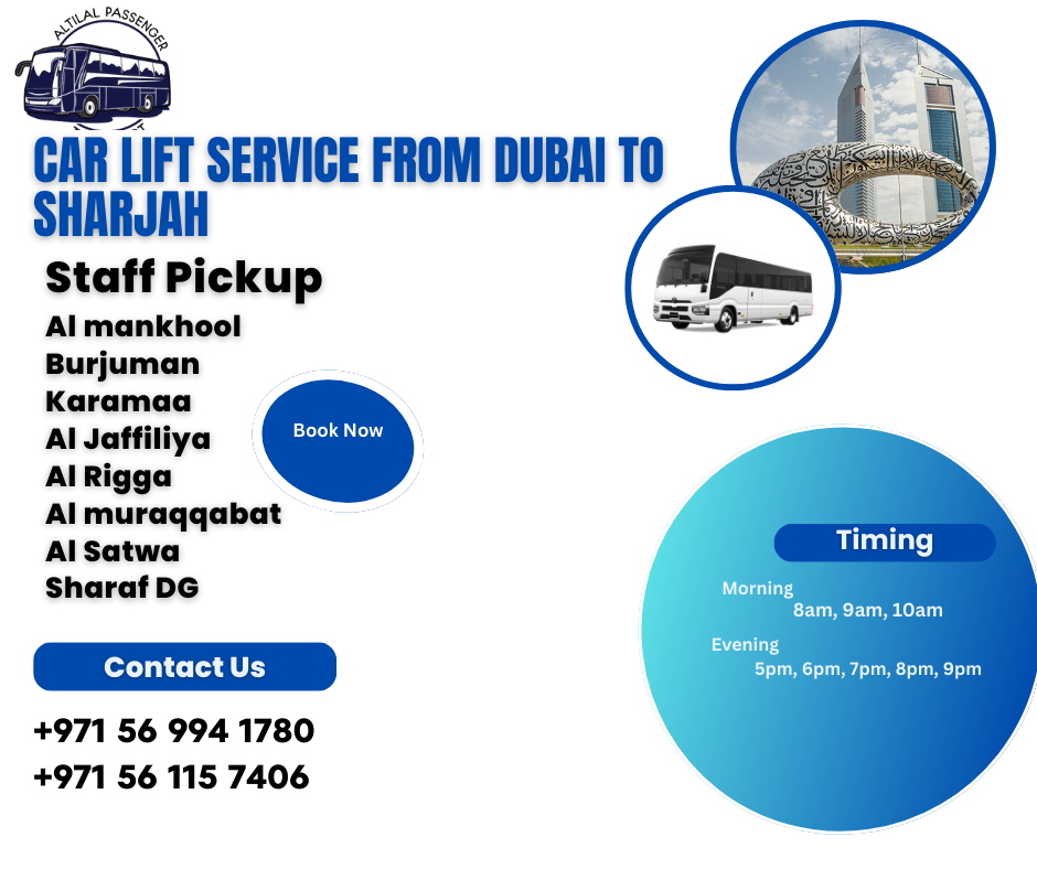 Best Dubai to sharjah car lift service
